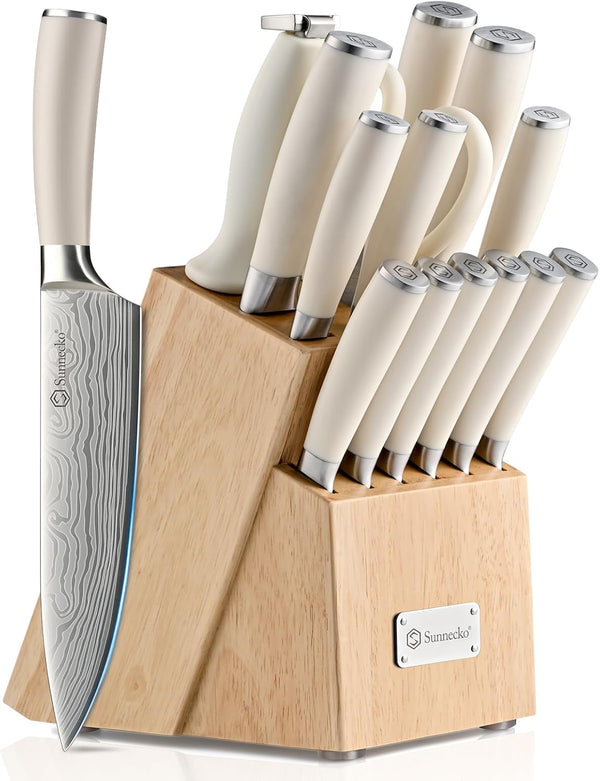 Premium Everyday Kitchen Knife Set Block